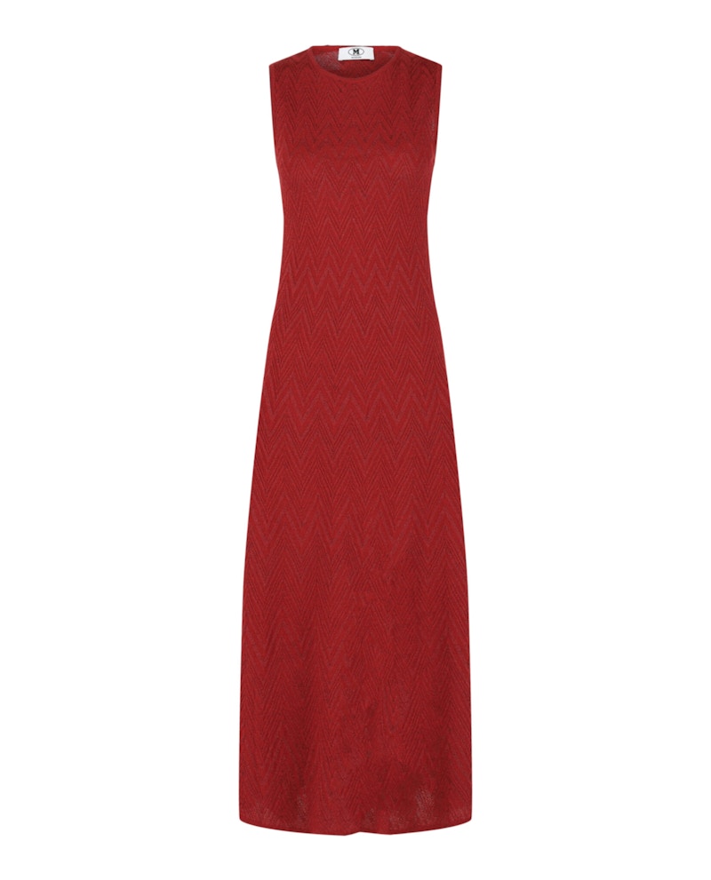 M Missoni Metallic Chevron Maxi Dress Rood
