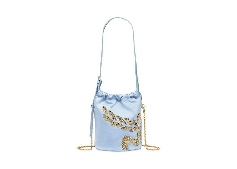 MCM Himmel Laurel Drawstring Bag Blauw