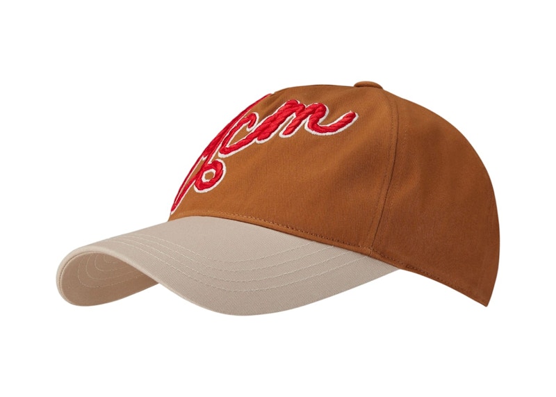 MCM Logo Embroidery Cap Bruin