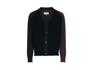 MM6 V-Neck Cardigan Color Block Colorblock