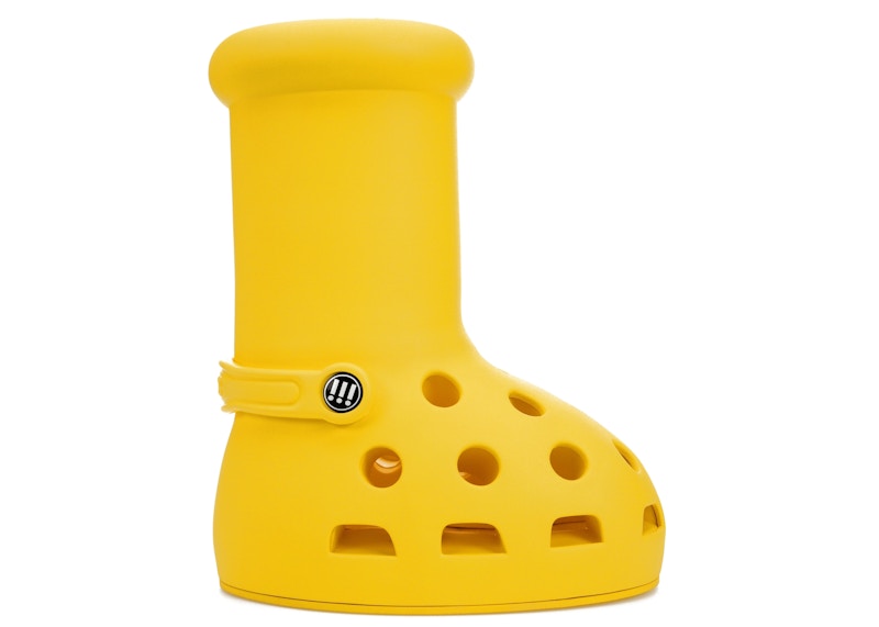 MSCHF x Crocs Big Boot Geel