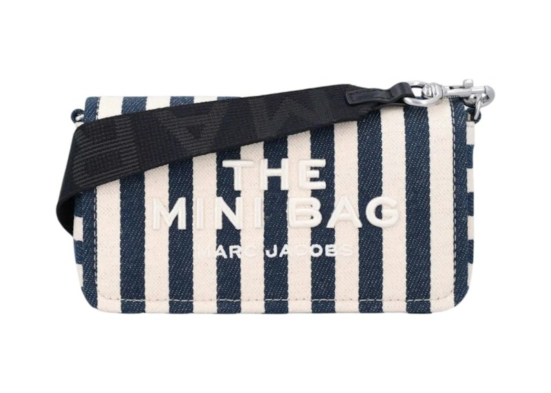 Marc Jacobs Striped Canvas The Mini Bag Multi Multicolor
