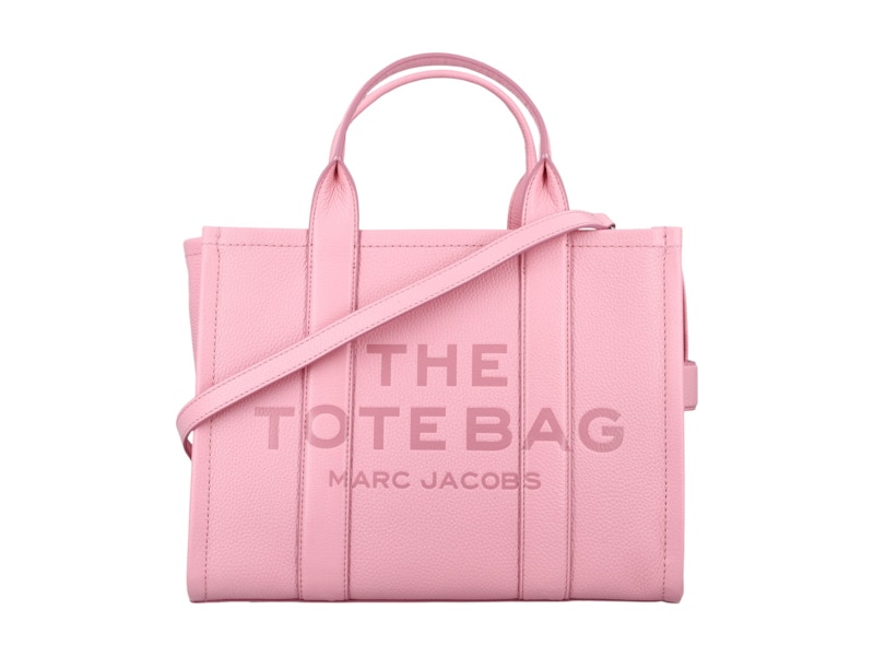 Marc Jacobs The Medium Tote Leather Ribbon Roze