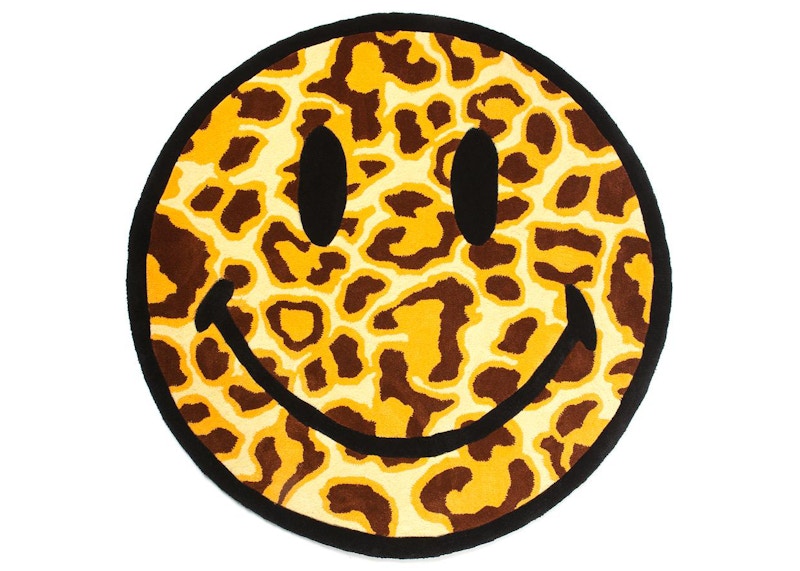 Market Smiley Leopard Rug