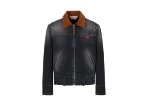 Marni Washed Distressed Jacket Zwart