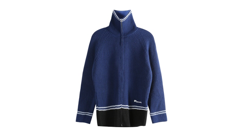 Marni Wolf Patch Wool Alpaca Cardigan Cbb61
