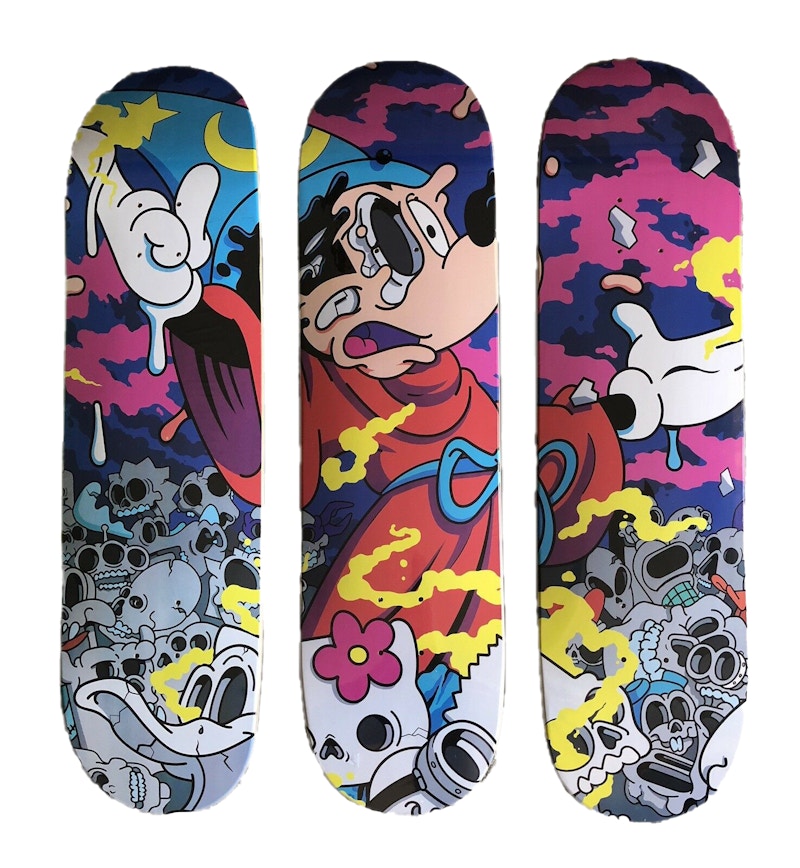 Matt Gondek Growing Pains 3 Skateboard Deck Set Multi
