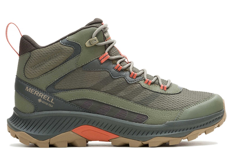 Merrell Speed Strike 2 Mid Gore-Tex Olijf