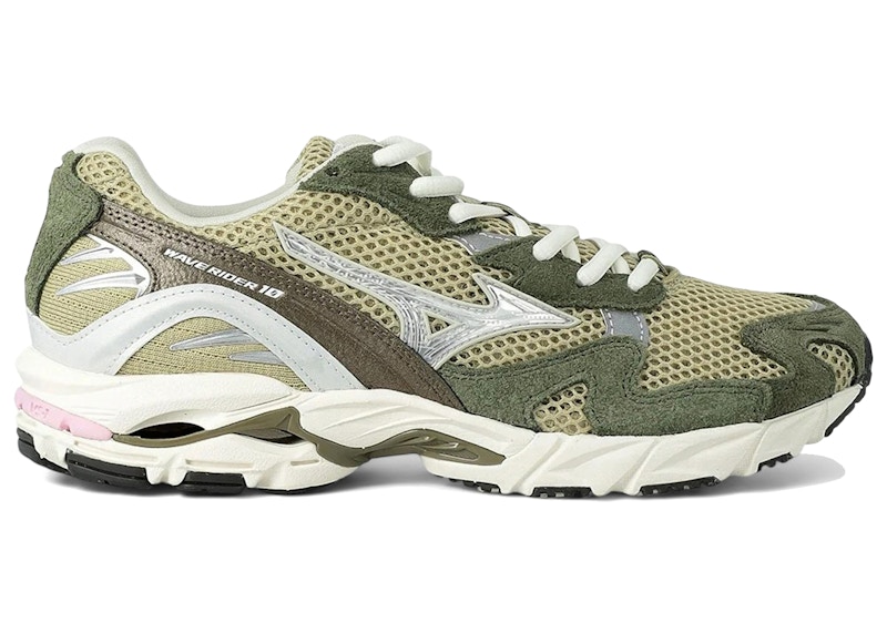 Mizuno Wave Rider 10 Elm Dawn Stone Grijs