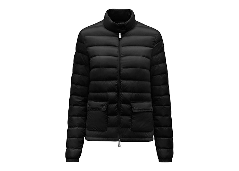 Moncler Women’s Lans Short Down Jacket Zwart