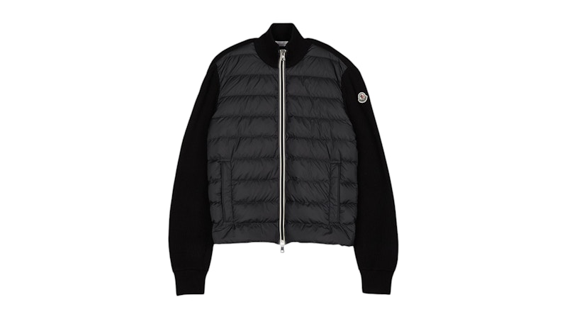 Moncler Padding Zip Up Cardigan Zwart