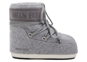 Moon Boot Icon Felt Low Boot Grijs