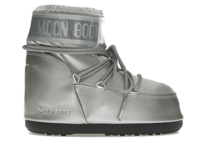 Moon Boot Icon Low Boot Glance Zilver