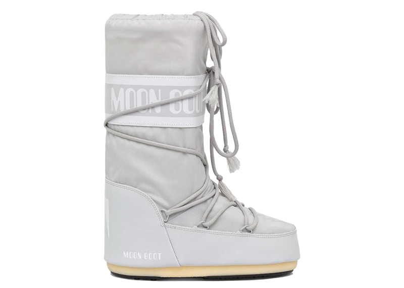 Moon Boot Icon Nylon Boot Glacier Grijs