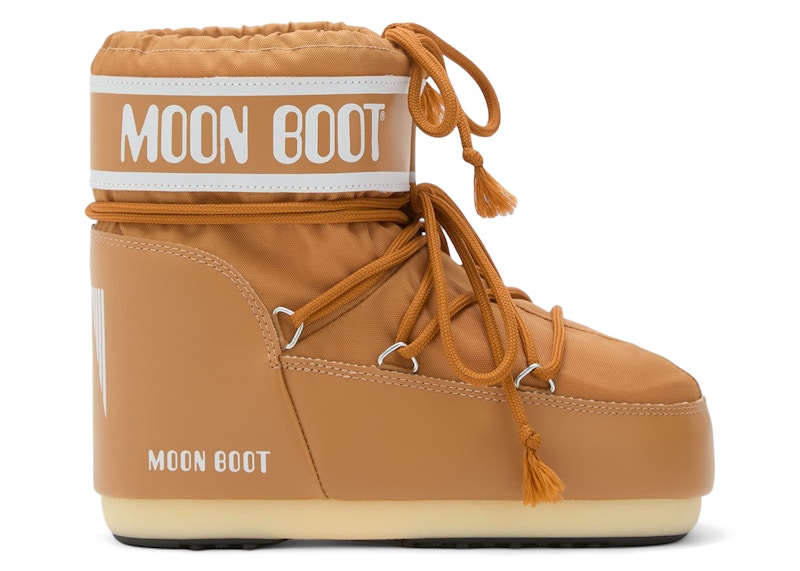 Moon Boot Icon Nylon Low Boot Cognac Bruin