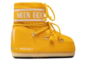 Moon Boot Icon Nylon Low Boot Geel