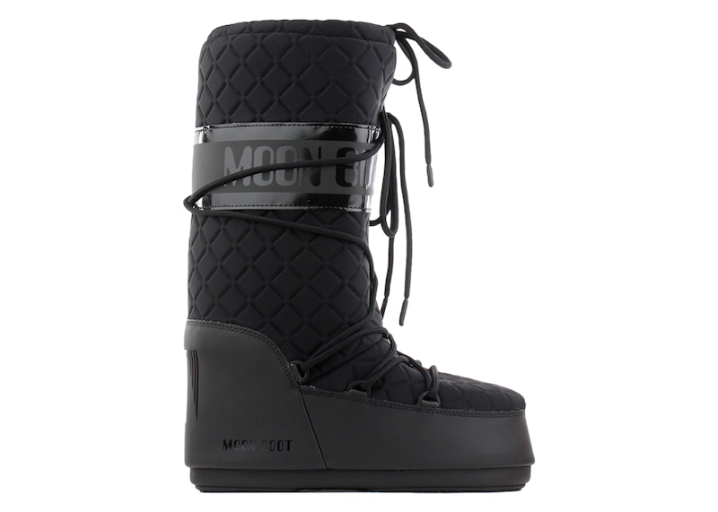 Moon Boot Icon Quilt Boot Zwart