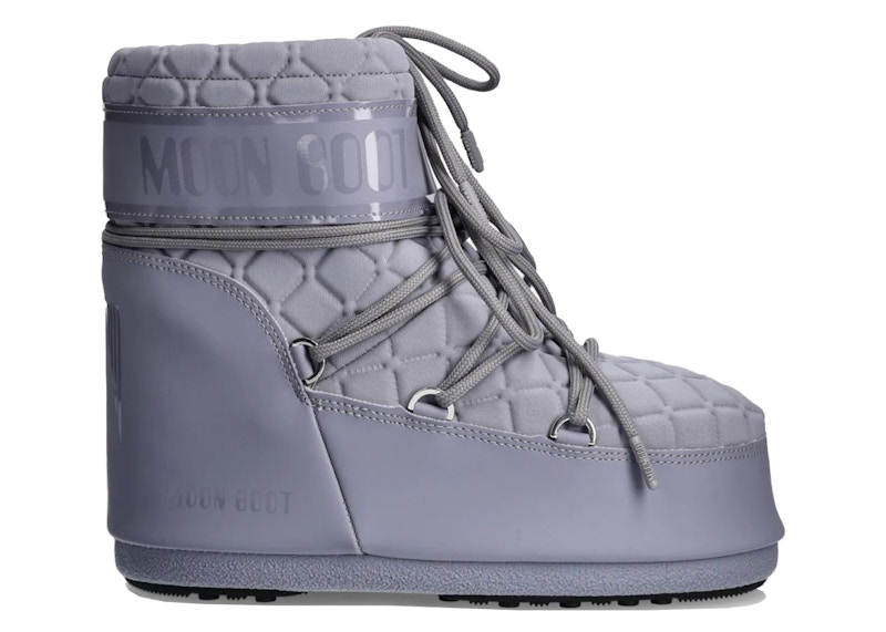 Moon Boot Icon Quilt Low Boot Grijs
