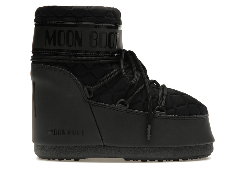 Moon Boot Icon Quilt Low Boot Sigma Zwart
