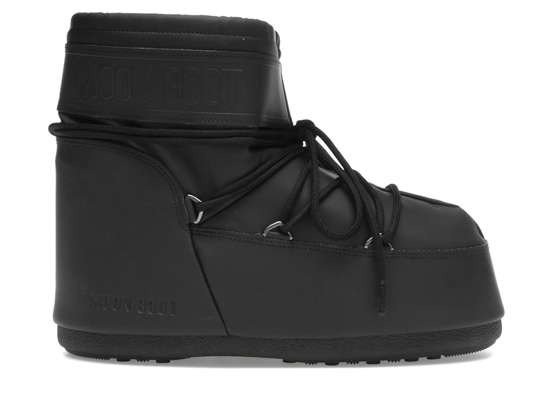 Moon Boot Icon Rubber Low Boot Zwart