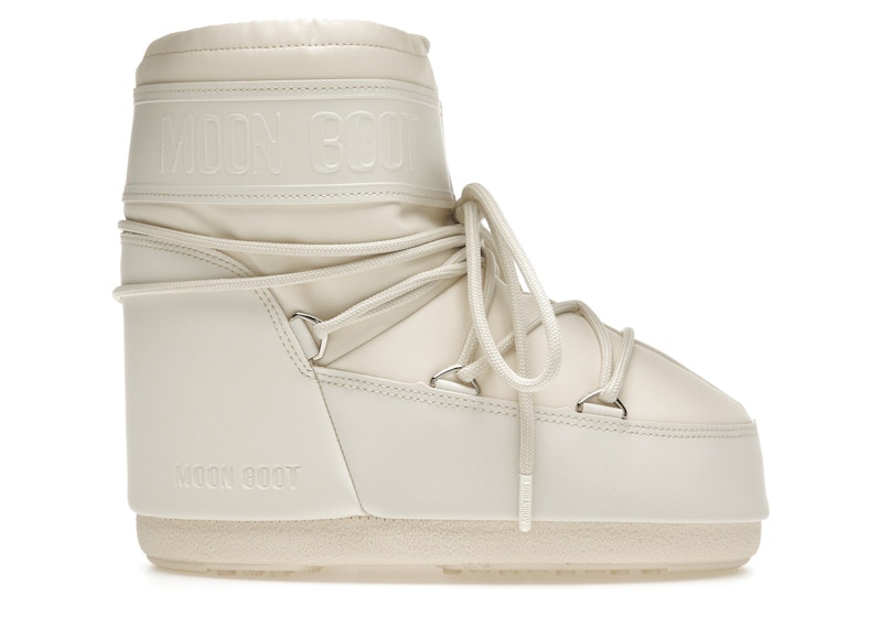 Moon Boot Icon Rubber Low Boot Creme