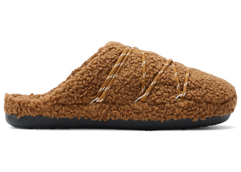 Moon Boot Teddy Slipper Cognac Bruin