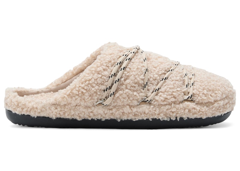 Moon Boot Teddy Slipper Sand Creme