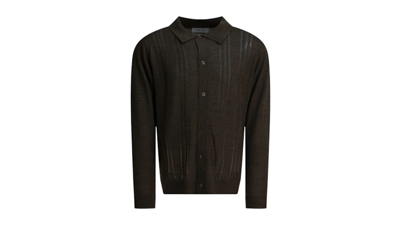 NN.07 Thor Wool Blend Cardigan Bruin