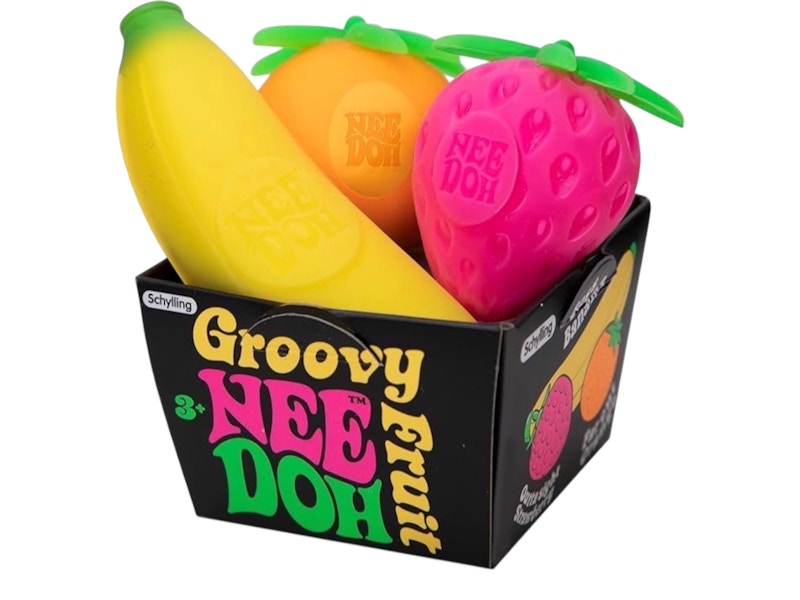 NeeDoh Groovy Fruit Squishy Fidget Toy
