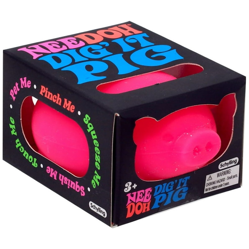 NeeDoh Dig It Pig Squishy Fidget Toy