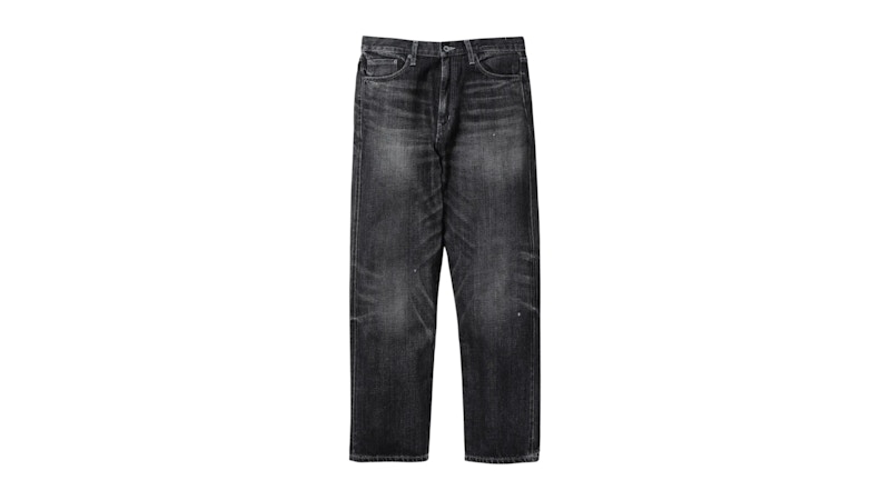 Neighborhood Washed DP Basic Pant Zwart