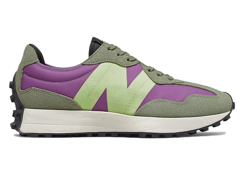New Balance 327 Grape Sour Grape/bleached Lime Glow