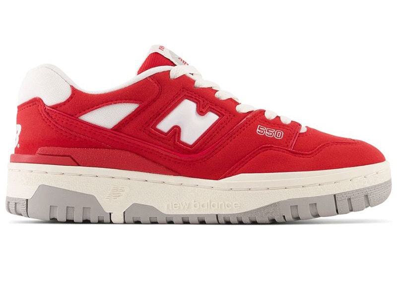New Balance 550 Team Suede Rood