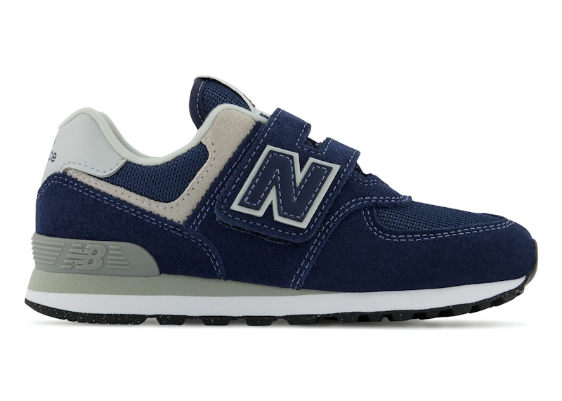 New Balance 574 Core Hook and Loop Marineblauw