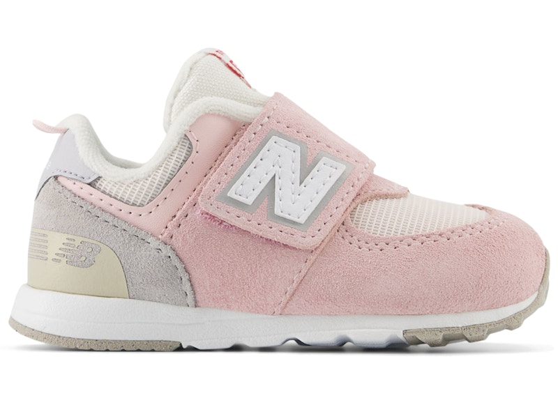 New Balance 574 Hook and Loop Shell Rain Cloud Roze