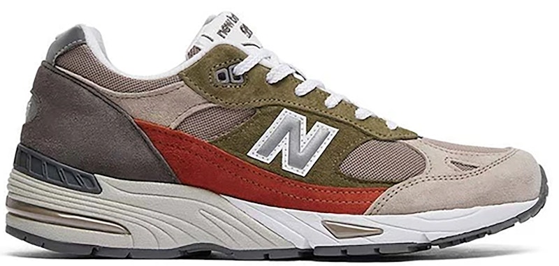 New Balance 991 Nu Block Tan Grijs