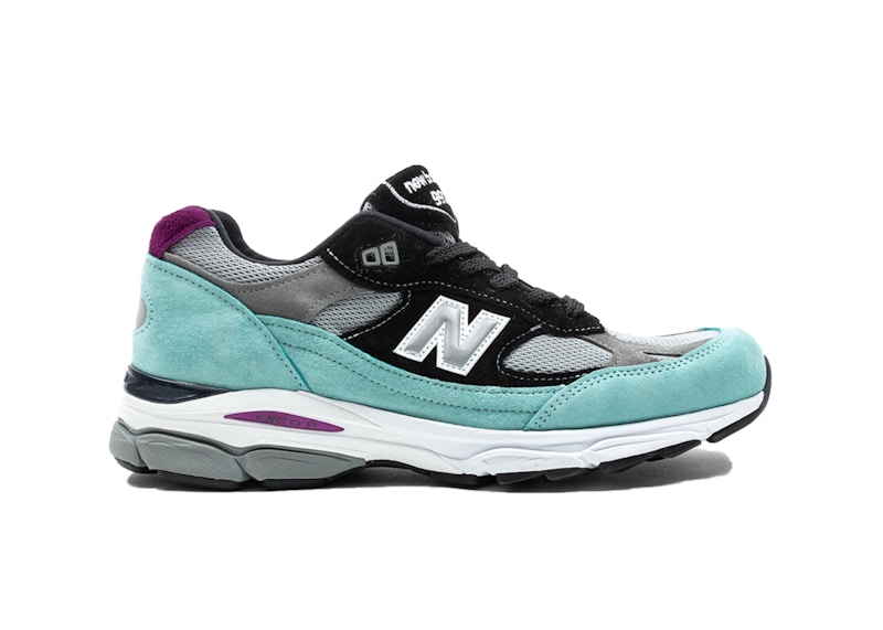 New Balance 991.9 Light Tidepool Zwart