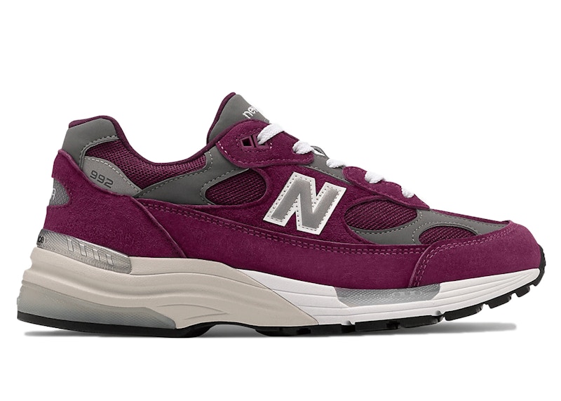 New Balance 992 Maroon Grijs