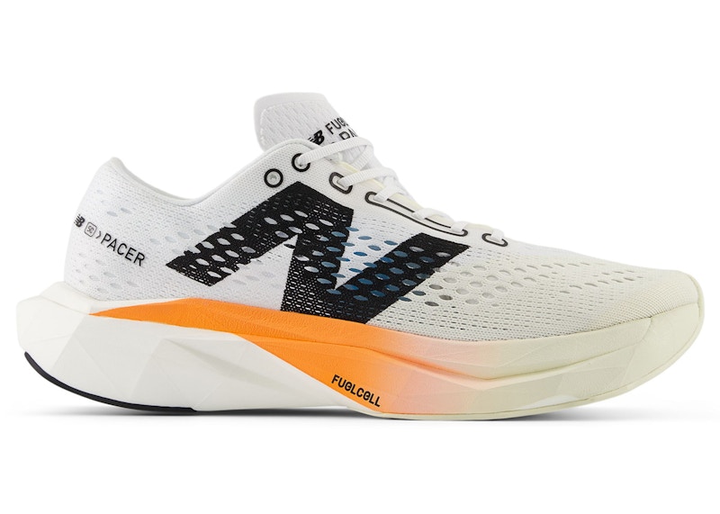 New Balance FuelCell SuperComp Pacer v2 Hot Mango Angora Wit