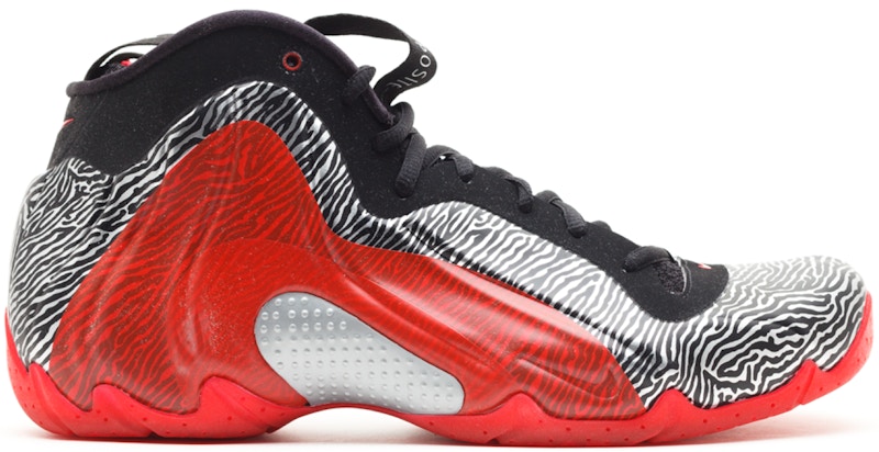 Nike Air Flightposite Exposed Zebra Zilver