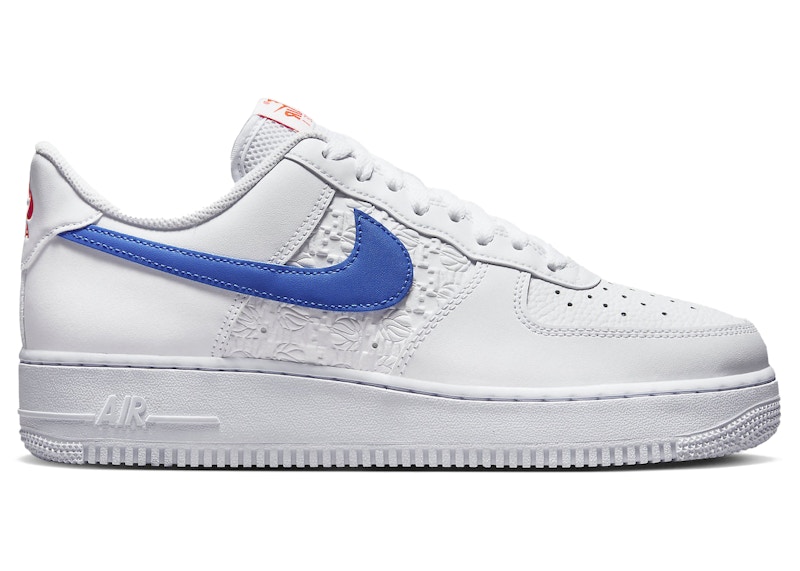 Nike Air Force 1 ’07 Low Embossed Hoops Racer Blauw