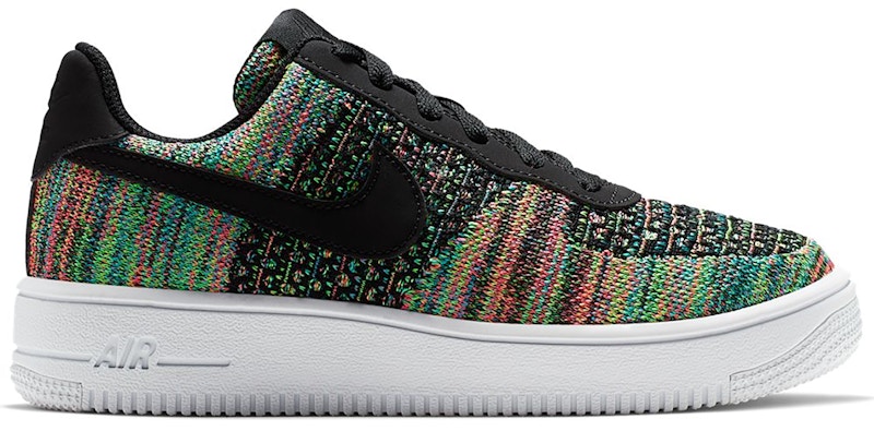 Nike Air Force 1 Flyknit 2.0 Multi-Color Zwart