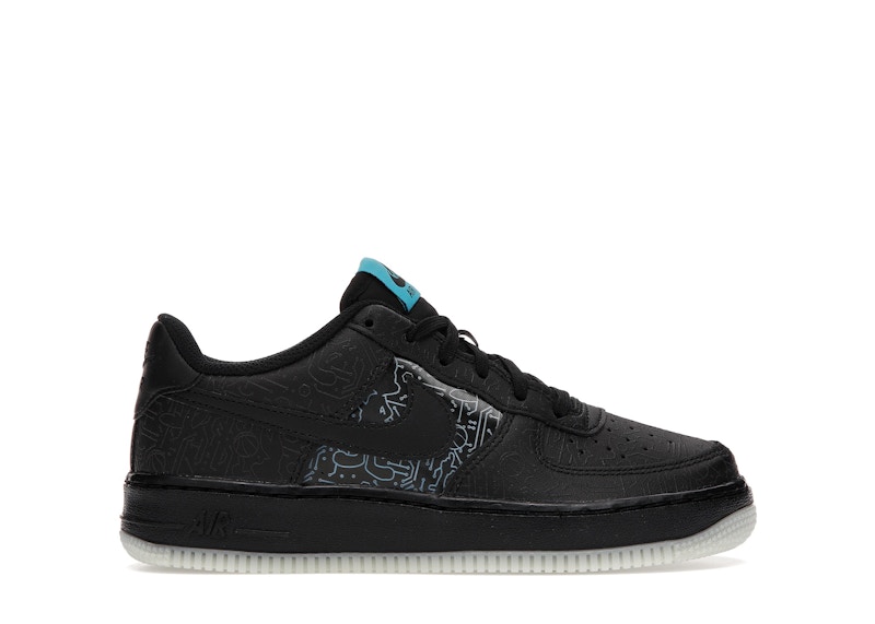 Nike Air Force 1 Low Computer Chip Space Jam Zwart