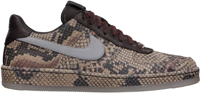 Nike Air Force 1 Low Downtown Python Zilver