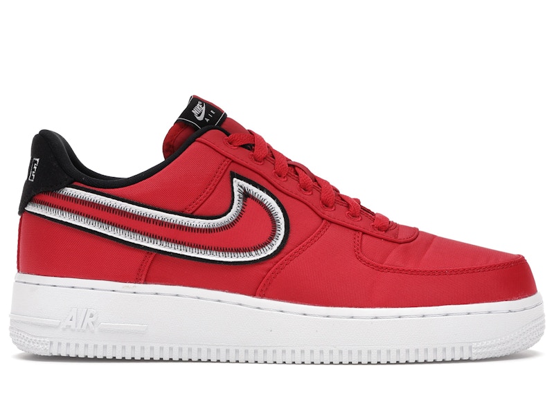 Nike Air Force 1 Low Reverse Stitch University Zwart