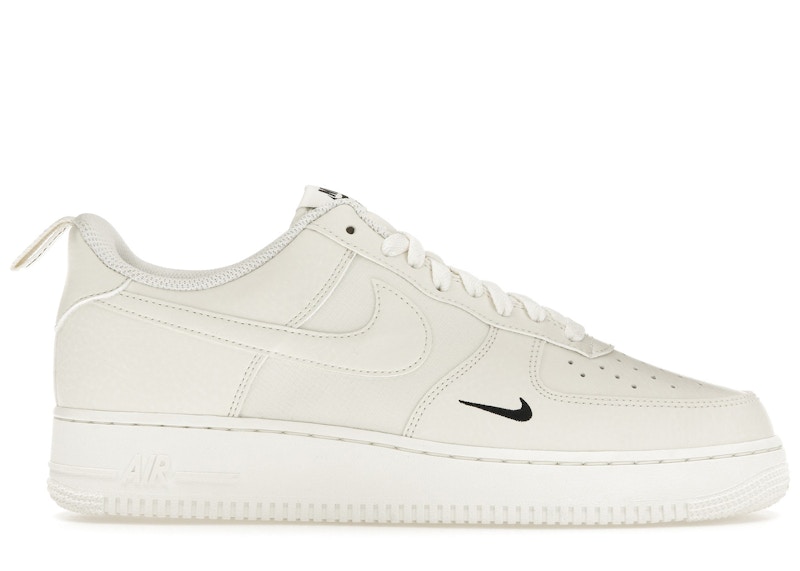 Nike Air Force 1 Low Sail Ripstop Zwart