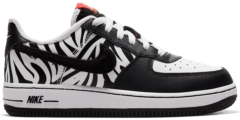 Nike Air Force 1 Low Zebra Zwart