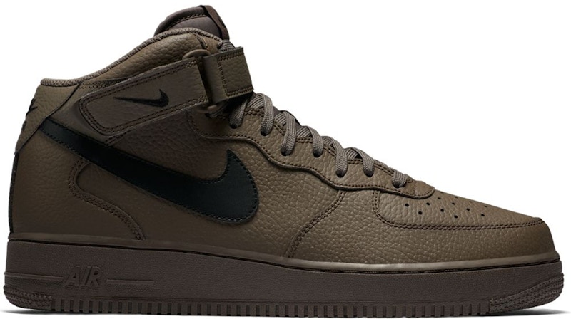 Nike Air Force 1 Mid Ridgerock Zwart