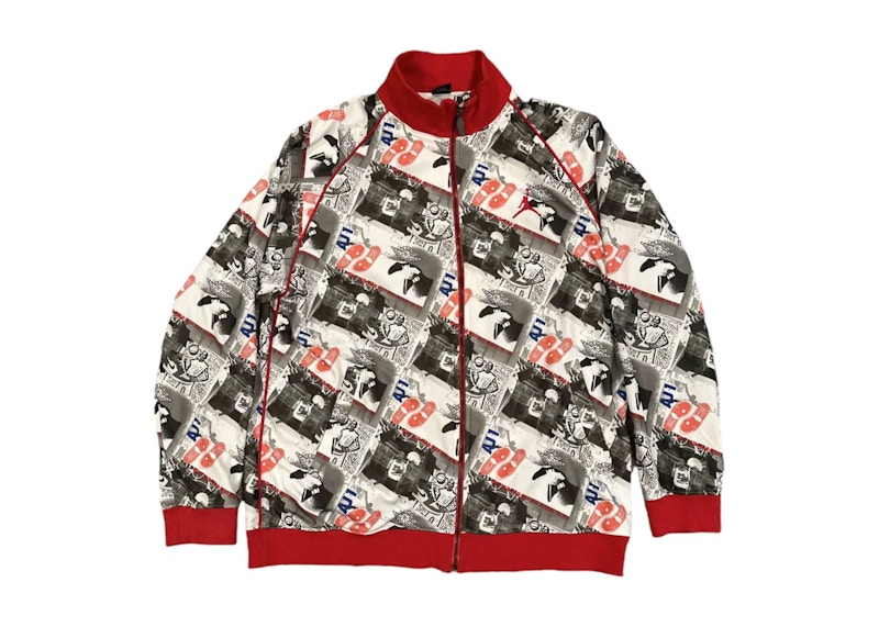 Nike Air Jordan All Over Print Track Jacket Wit