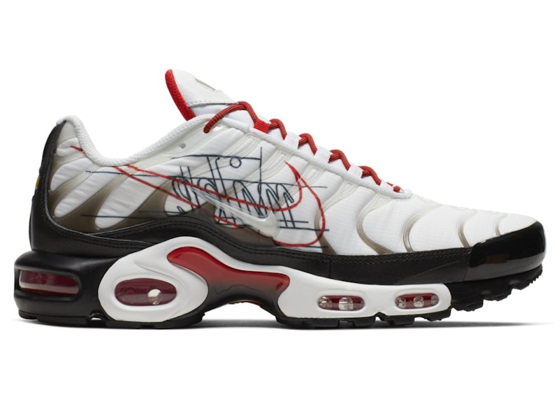 Nike Air Max Plus Graphic Paper Zwart